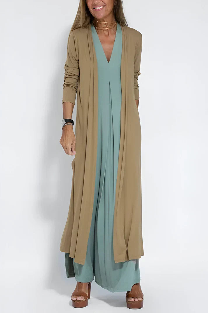 Elise | Luxuriöses Frauenkleid mit Weste