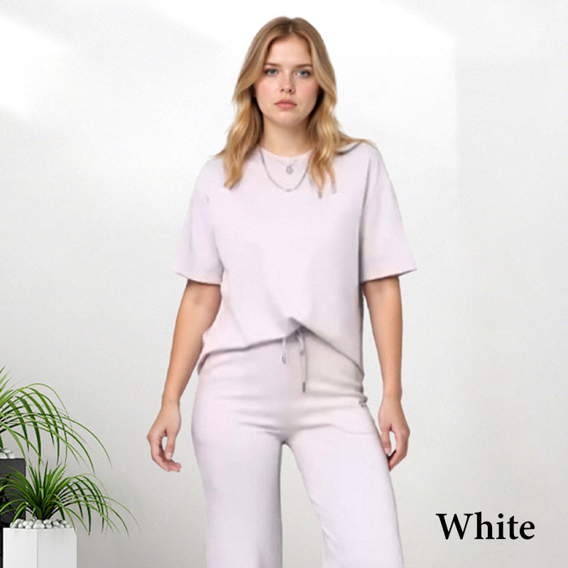 Micaela | Schickes Oberteil und passende Hose für Damen im 2-teiligen Outfit