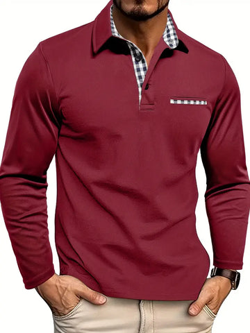 Conner | Herren Langarm-Poloshirt