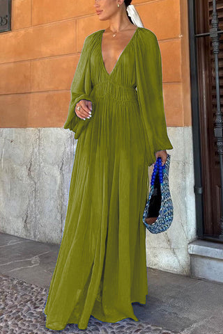 Mirella | Luftiges Chiffon-Maxikleid