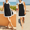 Kiersten | Sommer-Hot-Sale 50 % Rabatt💓Damen-Freizeit-Oberteile mit Farbblock-Design, ärmellos, passend zu Shorts mit Taschen
