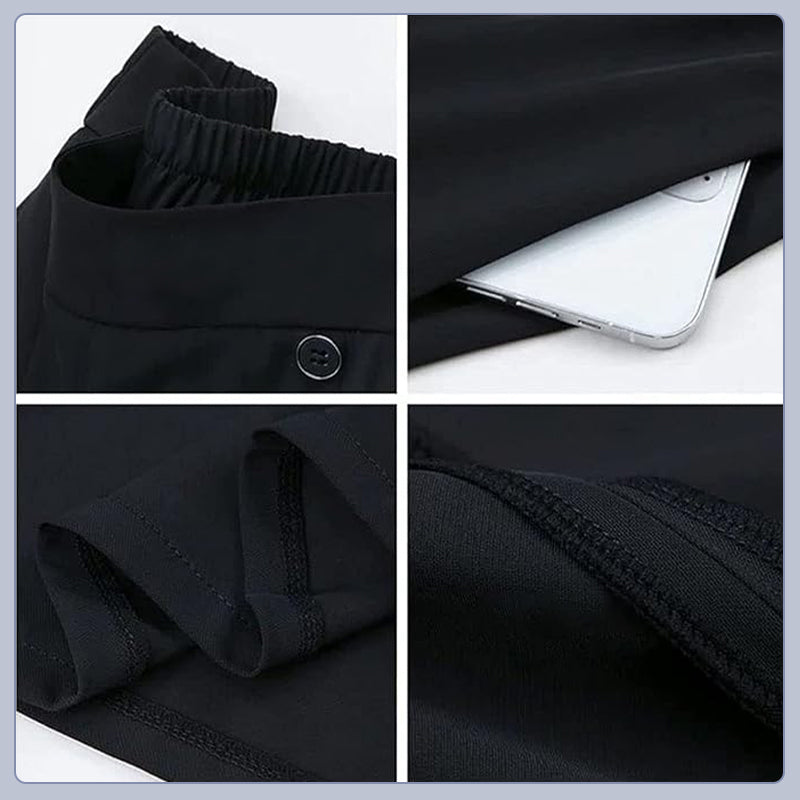 Lina | Stilvolle Faltenhose mit weitem Bein – kühl & schmeichelnd