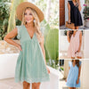 Adriana | Pocket & V neckline dress