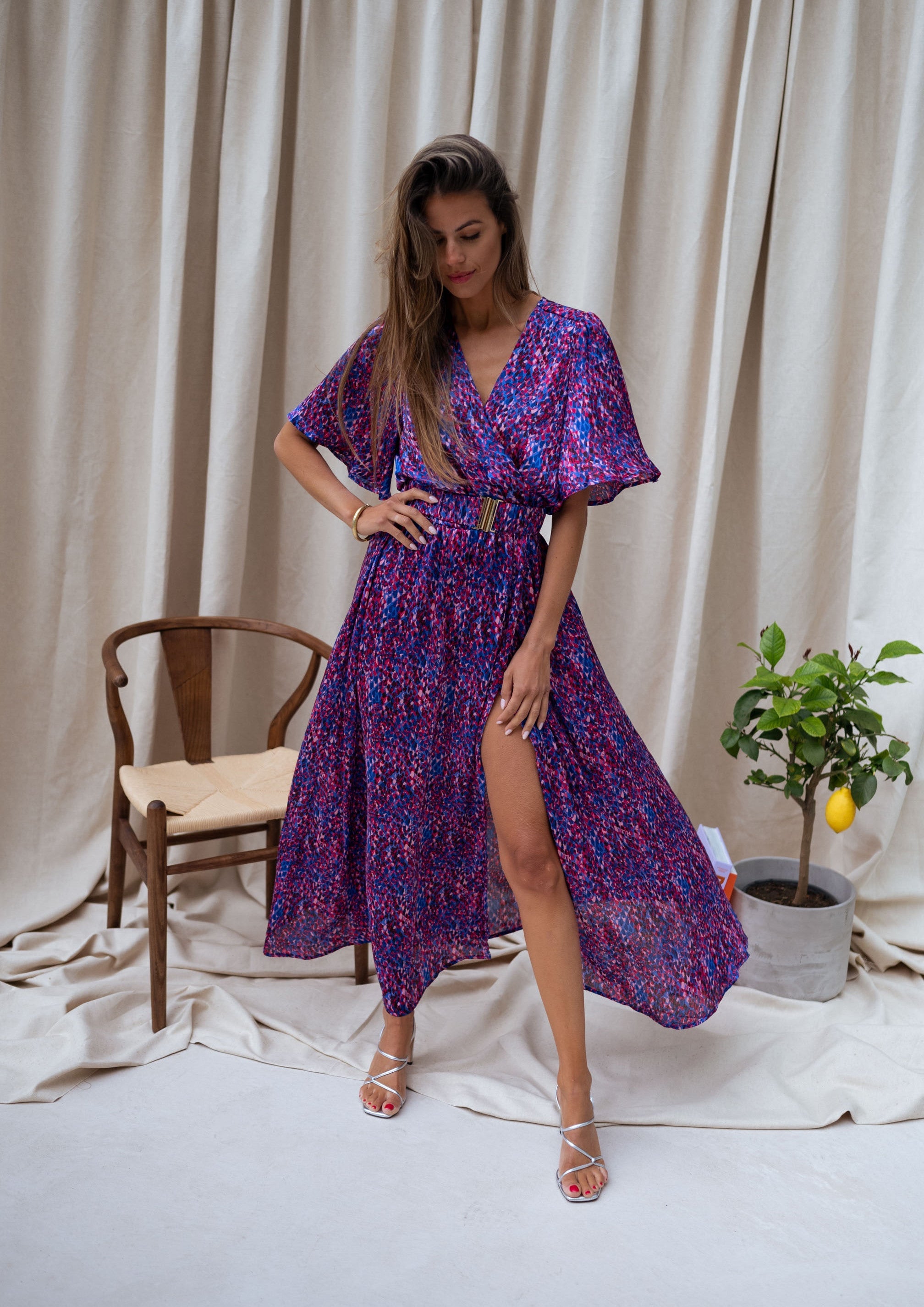 Aira | Robe Ariana - pink and blue