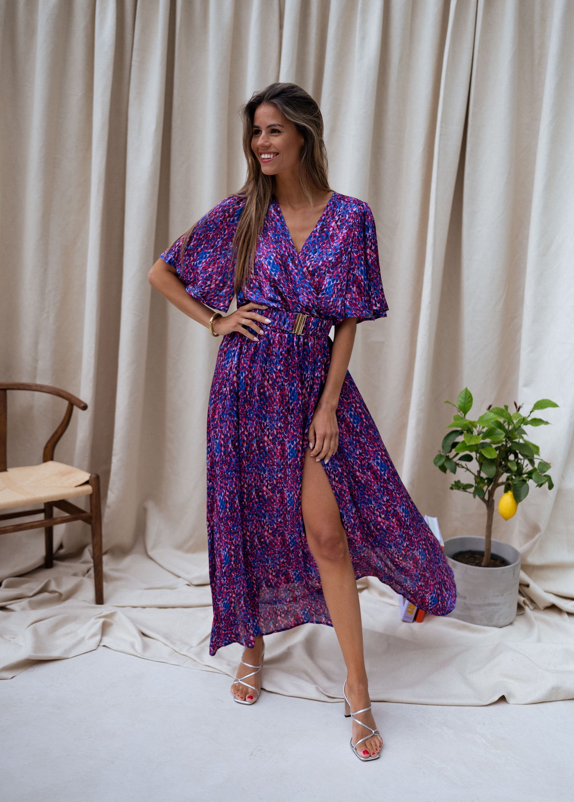 Aira | Robe Ariana - pink and blue