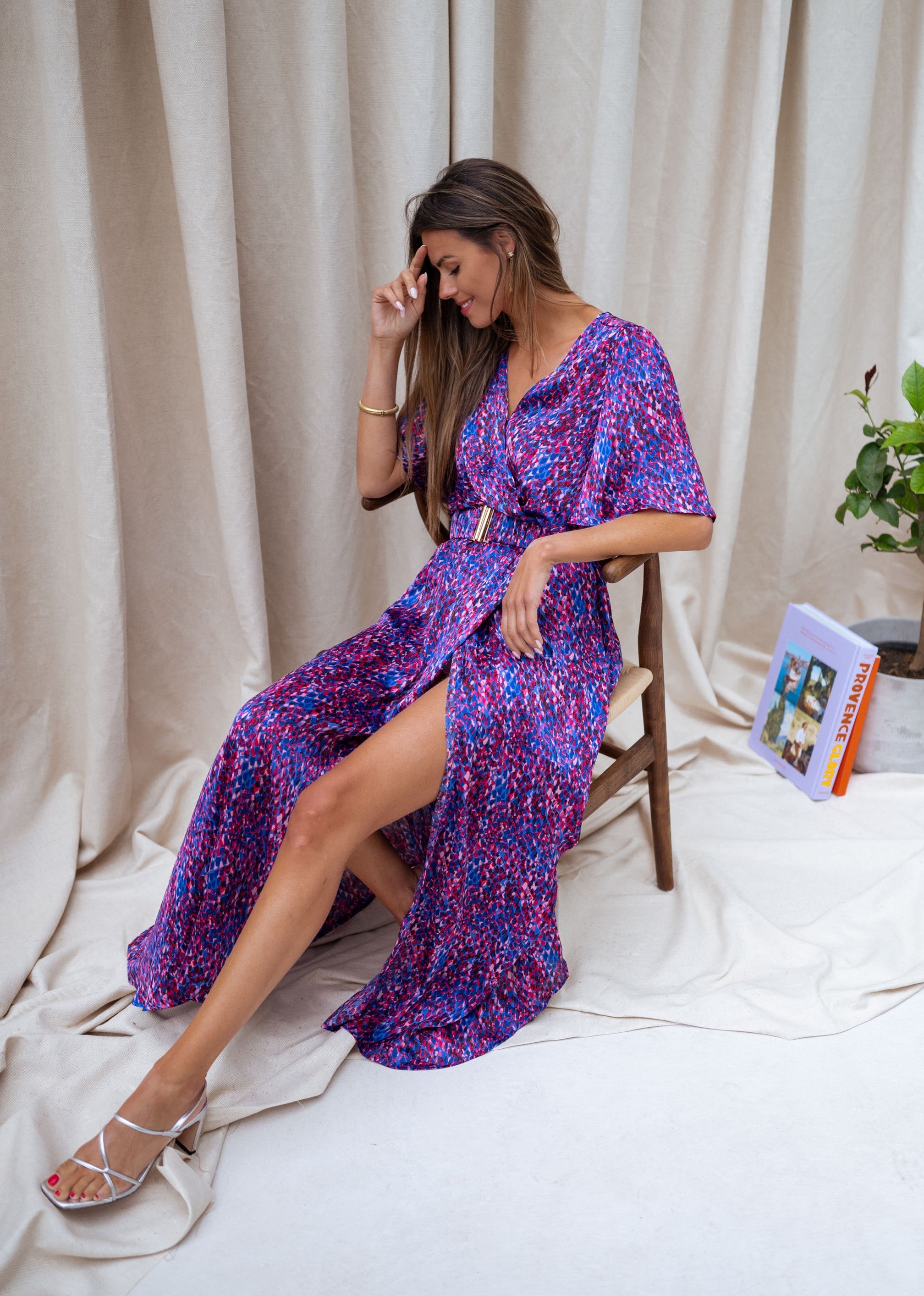 Aira | Robe Ariana - pink and blue