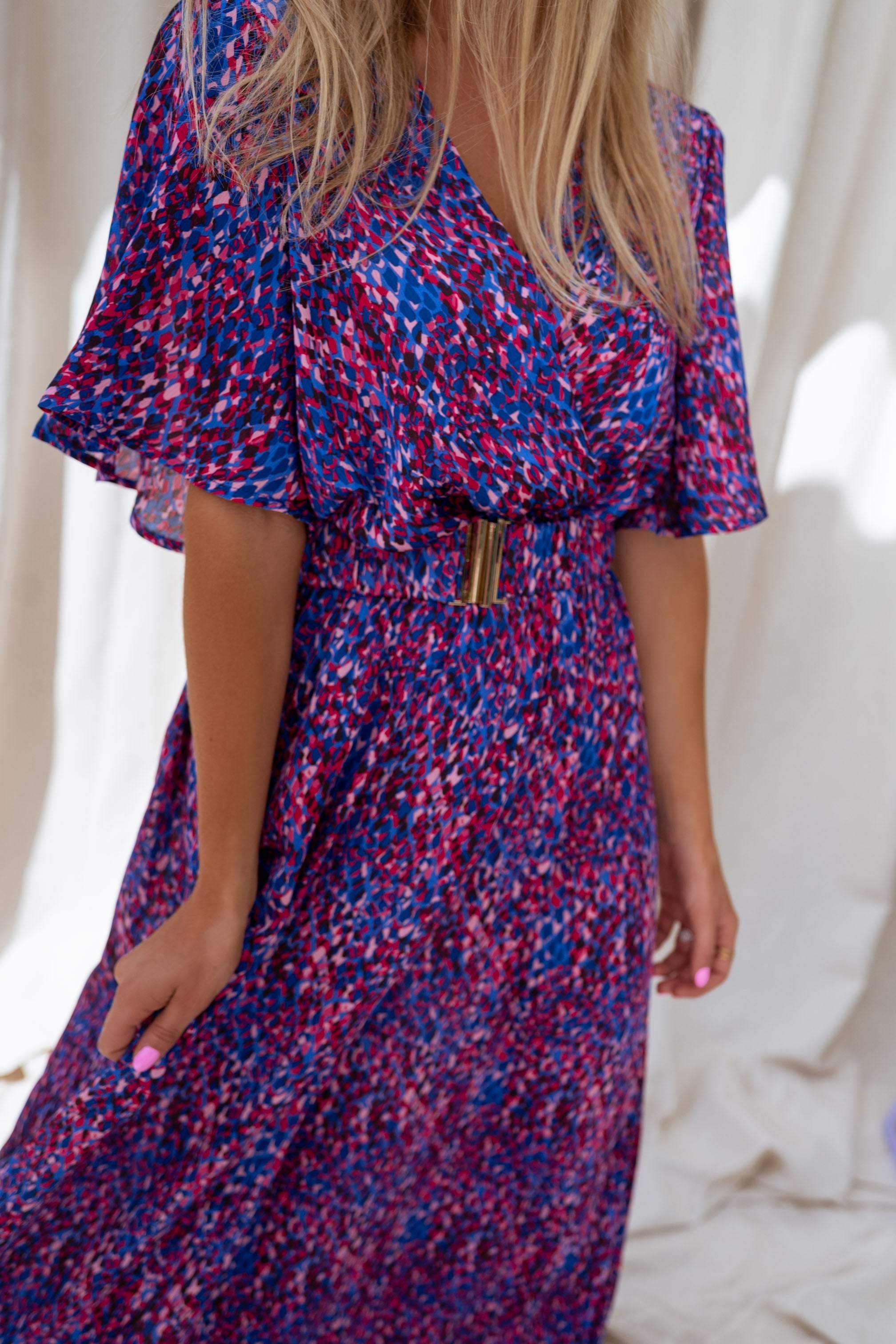 Aira | Robe Ariana - pink and blue