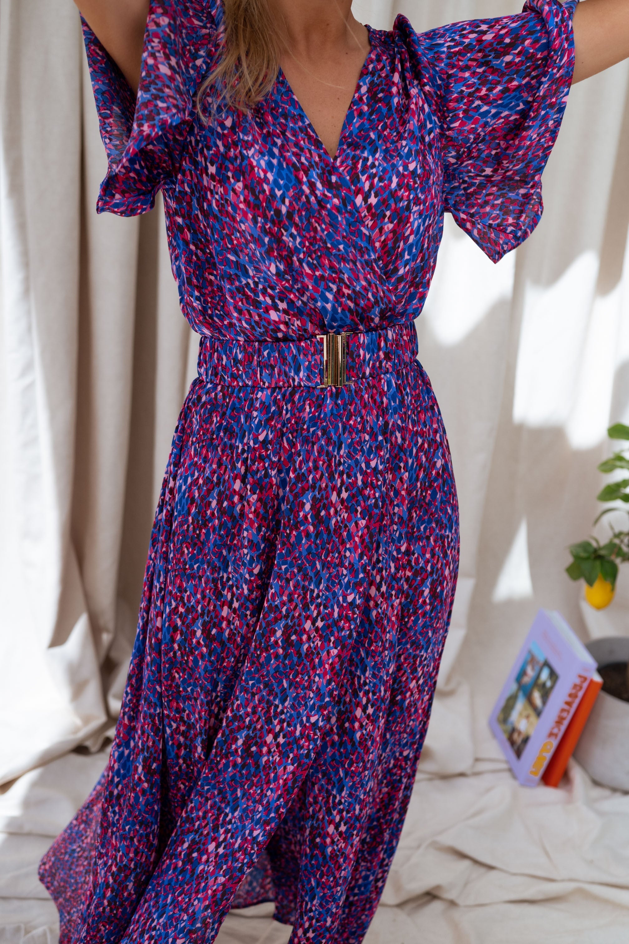 Aira | Robe Ariana - pink and blue