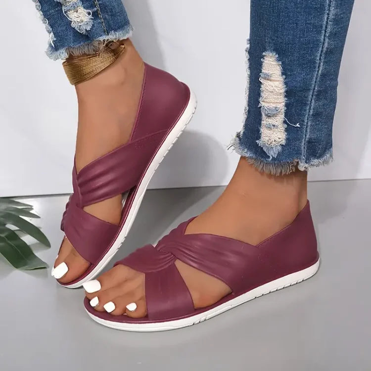 Mira | Bequeme Damen-Orthopädische Slipper-Sandalen mit Schleife