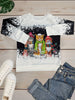 Winterzauber | Warmes Oberteil mit Schneekatzen-Muster