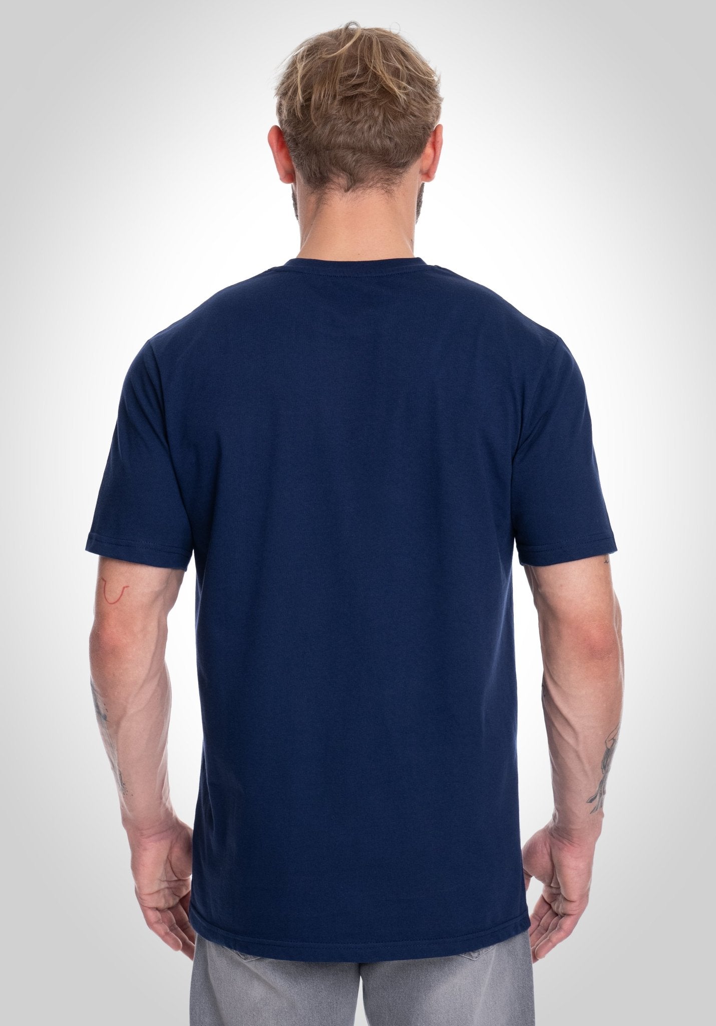 Carlo | Basic Regular Fit T-Shirt - Schieferblau