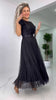 Claire | Chiffonkleid mit figurbetontem Schnitt