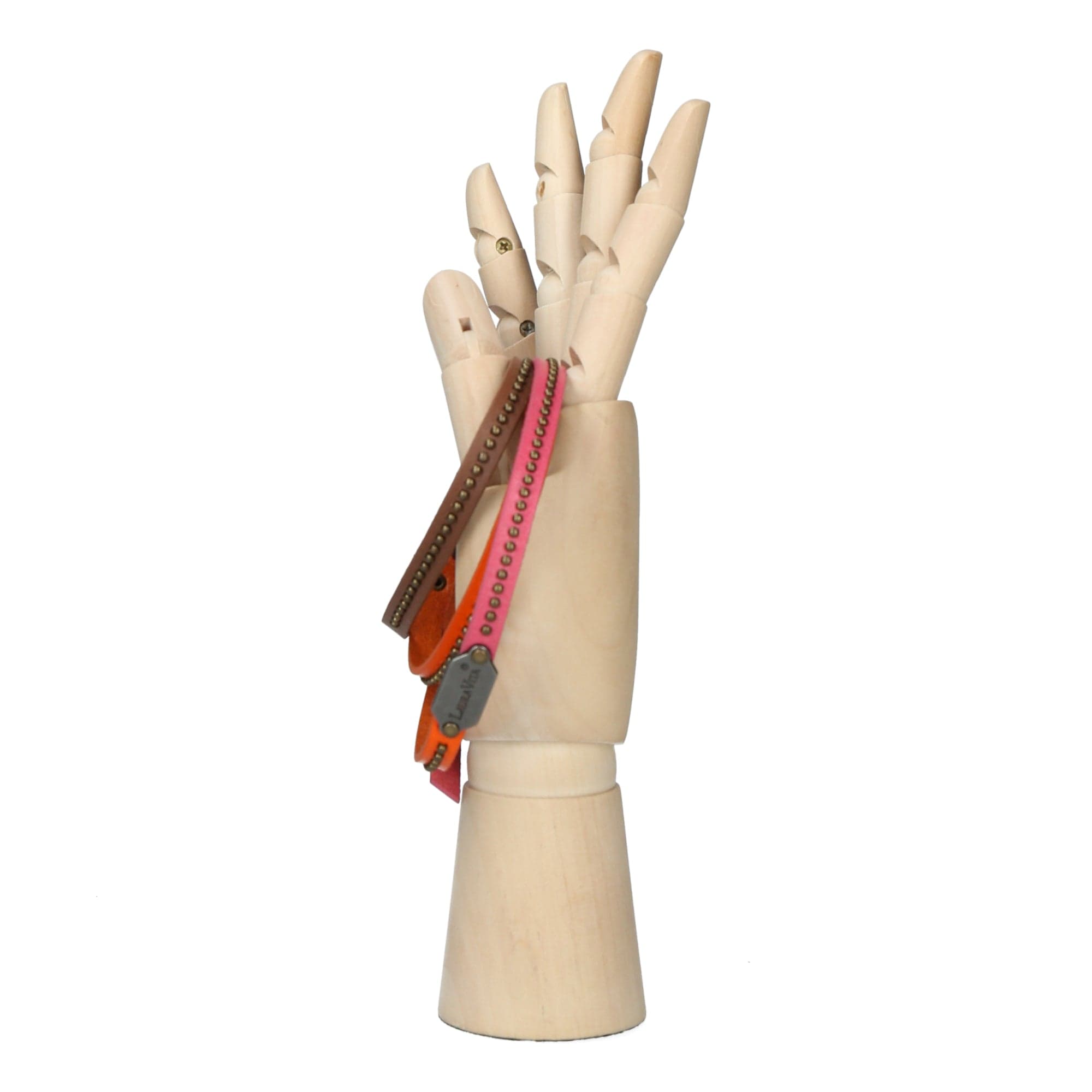 Jean | Handgefertigtes Leder-Bijou-Armband