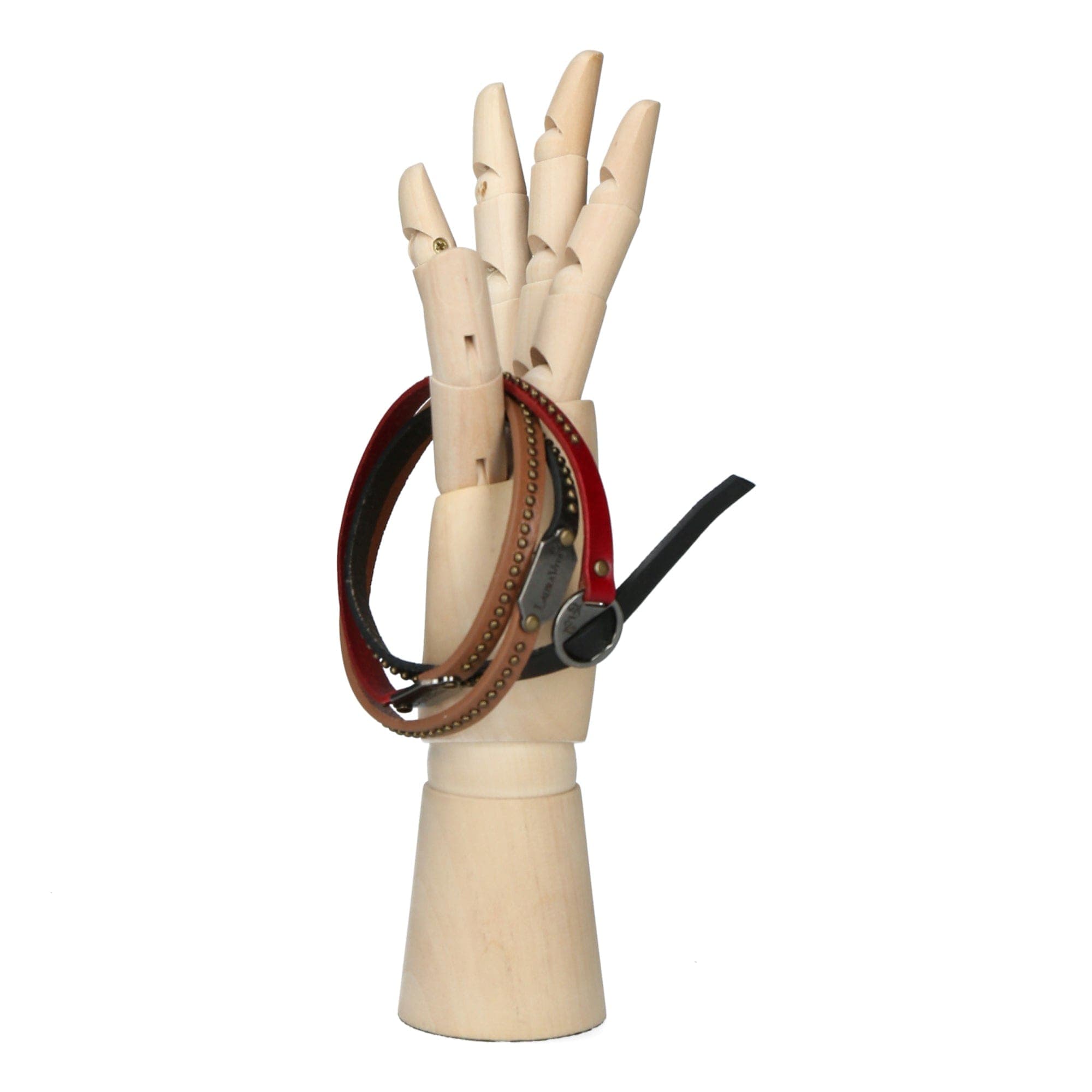 Jean | Handgefertigtes Leder-Bijou-Armband