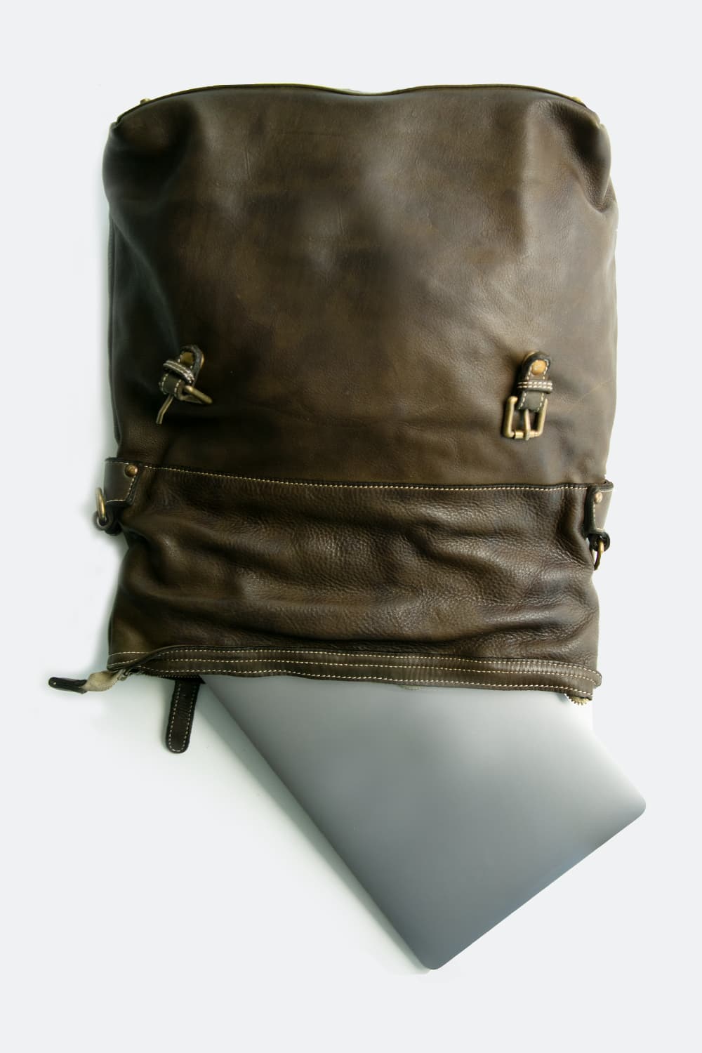 Korbus | Stylischer Business Rucksack Herren - Professioneller Leder Rucksack für Kreativberufe