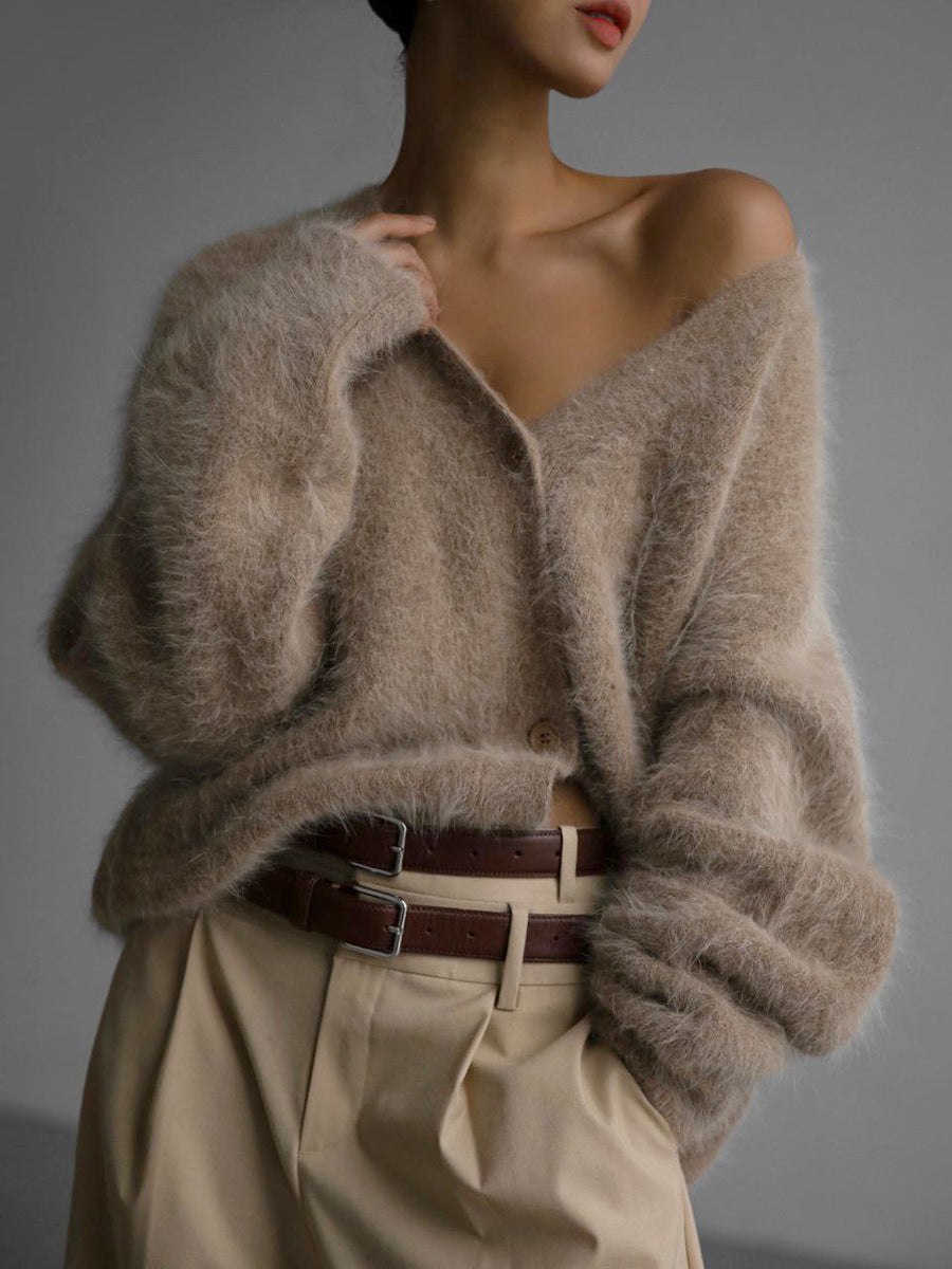 ISABELLE | Verführerischer V-Neck Wickel-Pullover