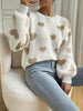 Pullover in Herzform