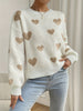 Pullover in Herzform
