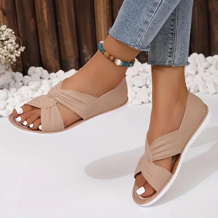 Mira | Bequeme Damen-Orthopädische Slipper-Sandalen mit Schleife
