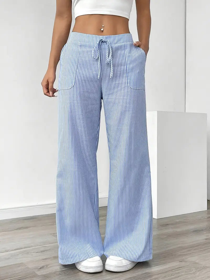 Charry | Elegante gestreifte Hose mit Taschen