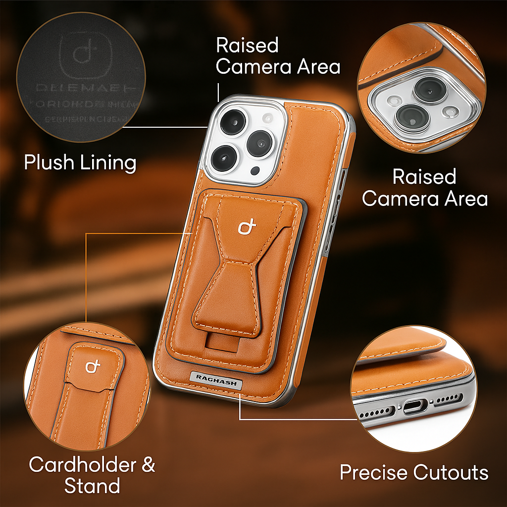 Mabelle | Schneller Versand Premium Leder iPhone Schutzhülle