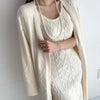 Clarity™ | Winter-Strickkleid und Weste-Set