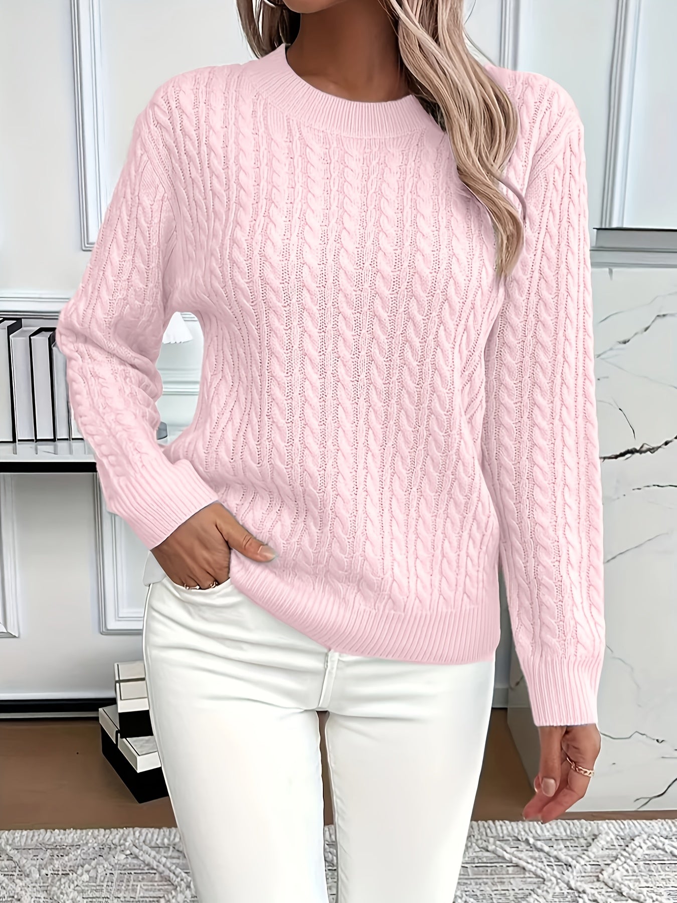 Landry | Damen Kabelgebreide Pullover