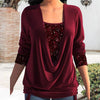 Elena | Elegante Bluse mit glänzenden Details