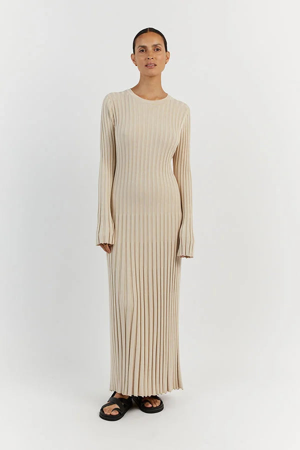 Carrie | Strick Midikleid - Strick Midikleid | Dresses Women