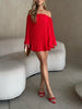 Bennett | Plissiertes Bandeau-Shorts-Set