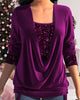 Elena | Elegante Bluse mit glänzenden Details