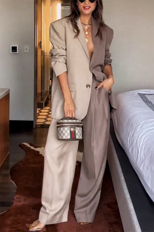 Camilla | Zweifarbiger Oversized-Blazer