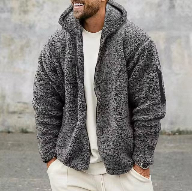 Danil | Plush Fleece Zip-Up Jacke