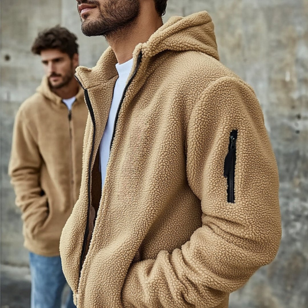 Danil | Plush Fleece Zip-Up Jacke