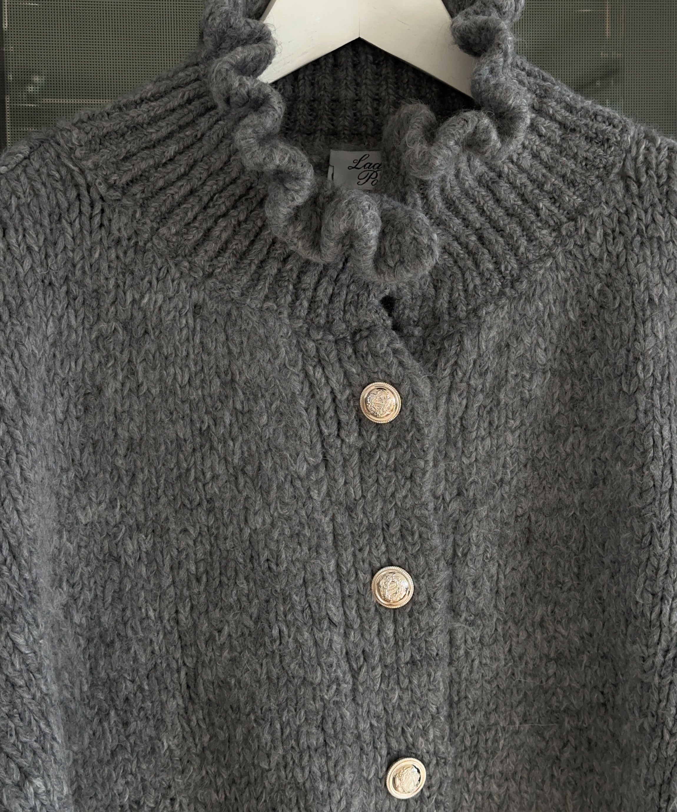Alana | Dark gray cardigan