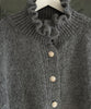 Alana | Dark gray cardigan