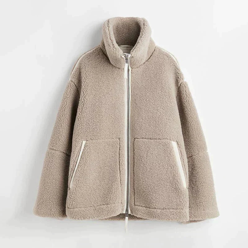 Crispin | Übergroße Teddyjacke