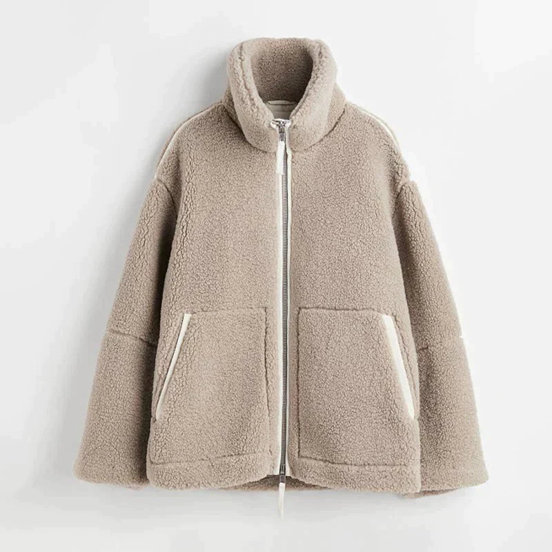 ALIZA | Flauschiger Teddy Pullover