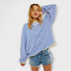 Emmanuel | Gestreifter Oversize-Pullover