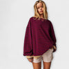 Emmanuel | Gestreifter Oversize-Pullover