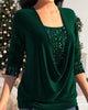 Elena | Elegante Bluse mit glänzenden Details