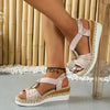 Brooks | Damen Ledersandalen mit Plateauabsatz