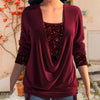 Elena | Elegante Bluse mit glänzenden Details