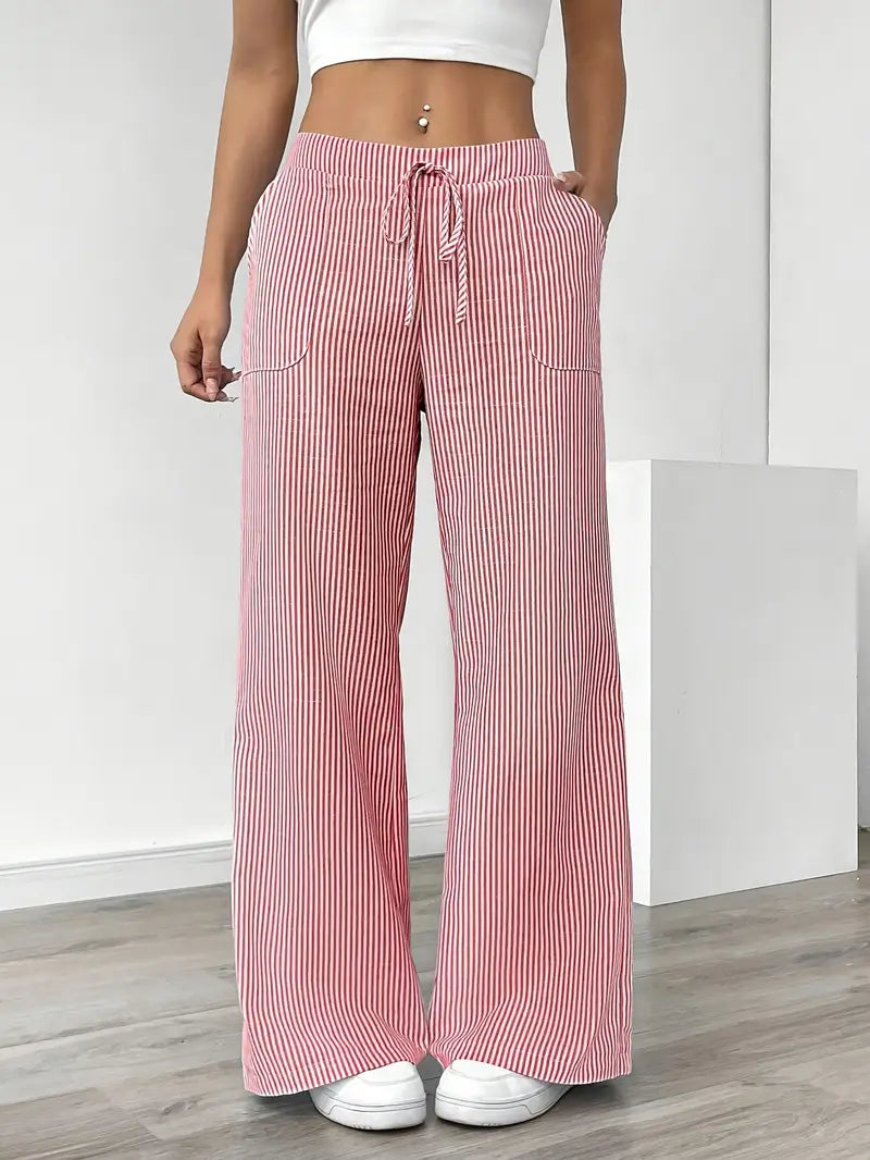 Charry | Elegante gestreifte Hose mit Taschen