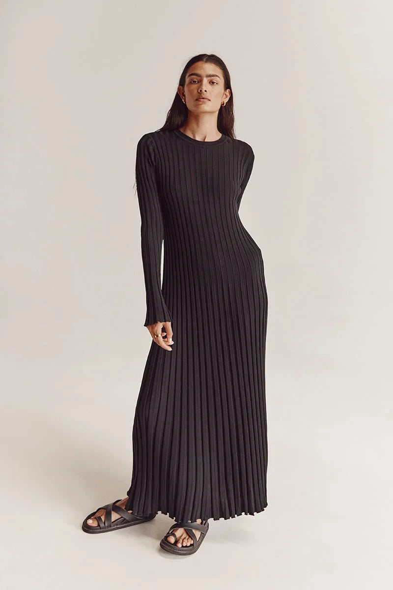 Carrie | Strick Midikleid - Strick Midikleid | Dresses Women