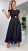 Claire | Chiffonkleid mit figurbetontem Schnitt