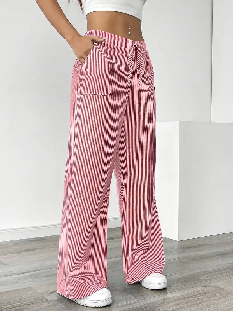 Charry | Elegante gestreifte Hose mit Taschen
