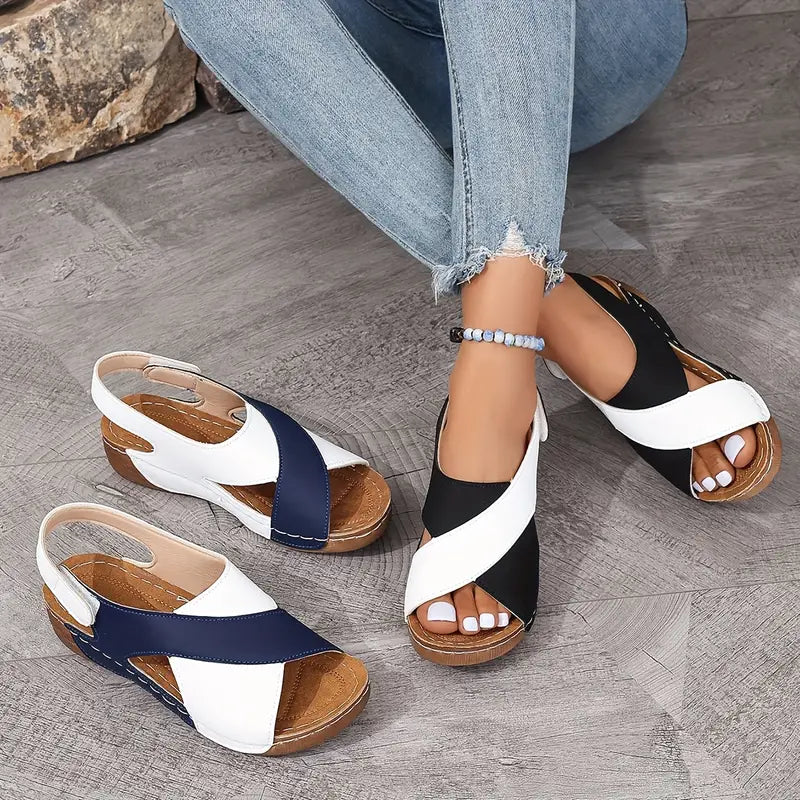 Alessia | Ultra Bequeme Orthopädische Sandalen mit Neigung
