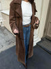 Penny - Trenchcoat aus Wildleder