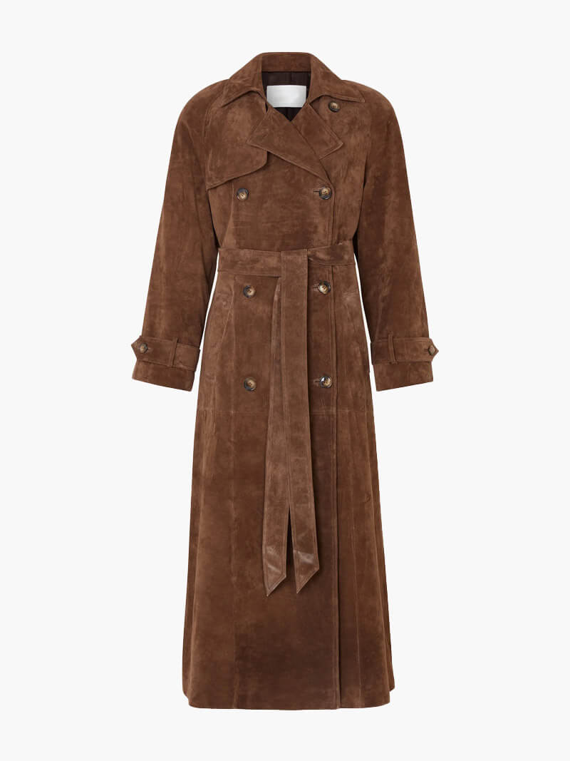 Penny - Trenchcoat aus Wildleder